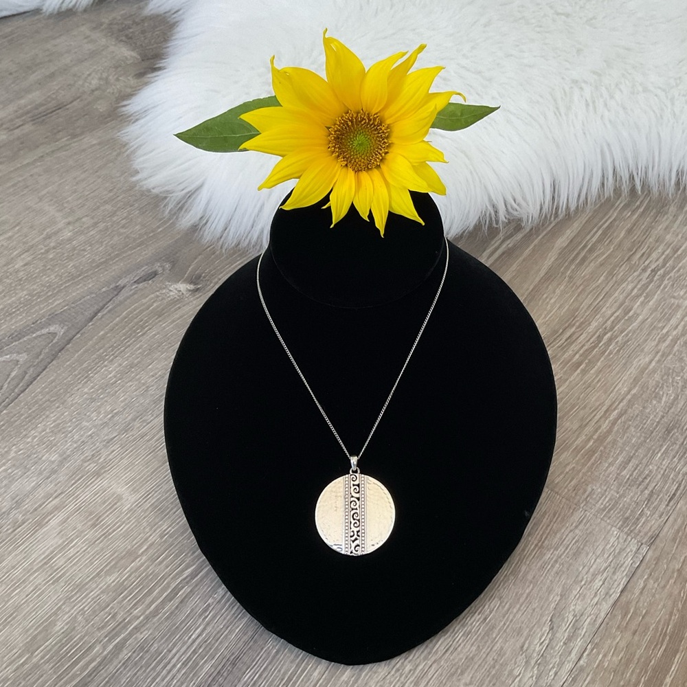 💛 BRIGHTON Retired Mingle Disk Long Adjustable Necklace